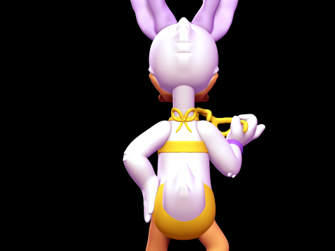 Daisy Duck with Bikini Modello di stampa 3D