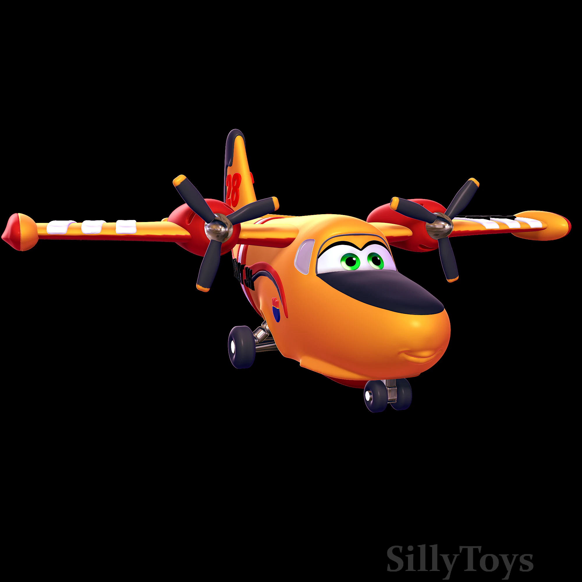 Lil Dipper - Planes Fire and Rescue 3D Print Model .c4d .max .obj .3ds .fbx .stl .blend 