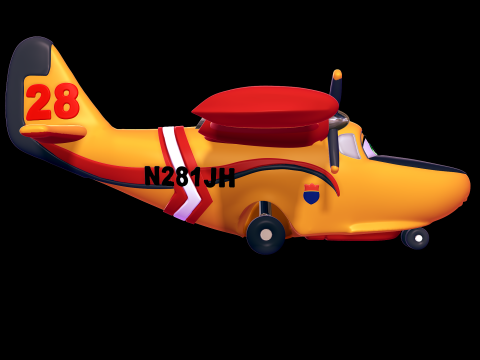Lil Dipper - Planes Fire and Rescue Modelo de Impressão 3D
