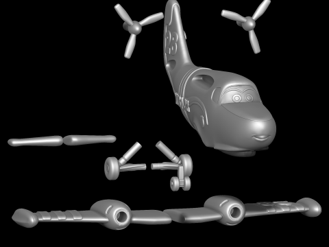 Lil Dipper - Planes Fire and Rescue Modelo de Impressão 3D