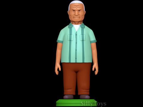 Cotton Hill - King of The Hill 3D Print Model
