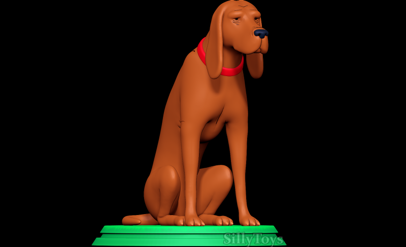 Lady Bird - King of The Hill 3D Print Model .c4d .max .obj .3ds .fbx .stl .blend