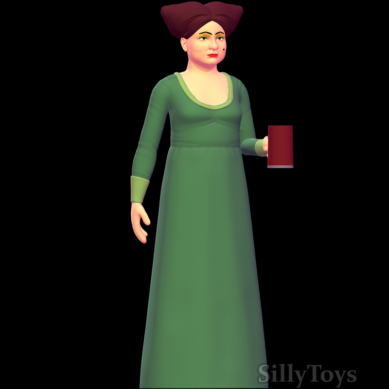 Mabel - Shrek 3D Print Model .c4d .max .obj .3ds .fbx .stl .blend