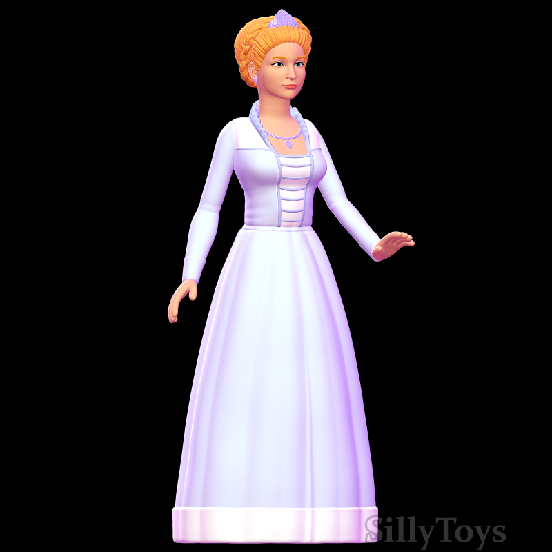 Cinderella - Shrek 3D 打印模型 .c4d .max .obj .3ds .fbx .stl .blend 