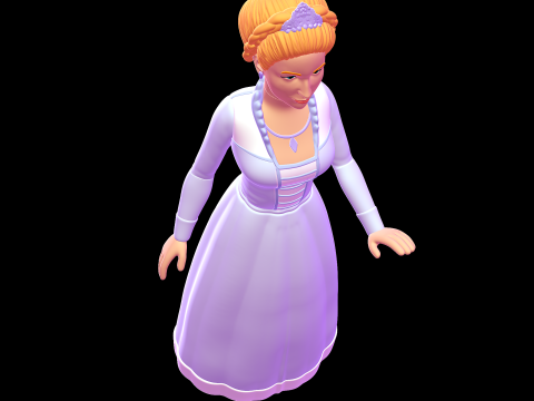 Cinderella - Shrek 3D 打印模型