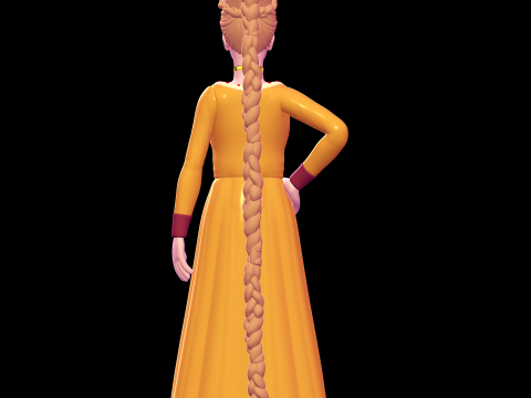 Rapunzel - Shrek 3D Принт Модель