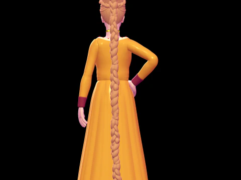 Rapunzel - Shrek 3D Print Model