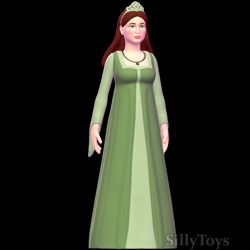 Sleeping Beauty - Shrek 3D Принт Модель .c4d .max .obj .3ds .fbx .stl .blend 
