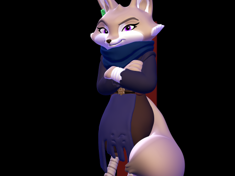 Zhen - Kung Fu Panda 4 3D प्रिंट मॉडल