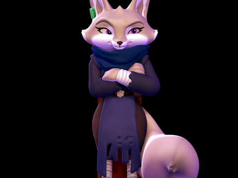 Zhen - Kung Fu Panda 4 Modelo de Impressão 3D