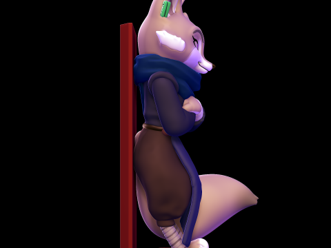 Zhen - Kung Fu Panda 4 Modelo de Impressão 3D