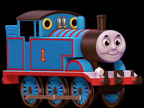 Thomas the Tank Engine 3D प्रिंट मॉडल