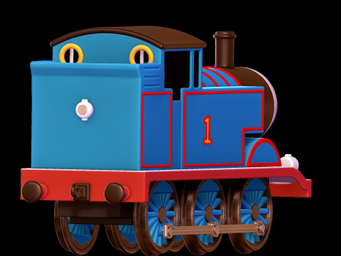 Thomas the Tank Engine Model do druku 3D