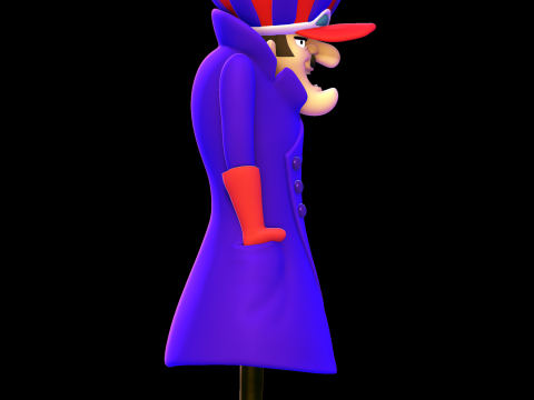 Dickh Dastardly - Wacky Races Modelo de Impressão 3D