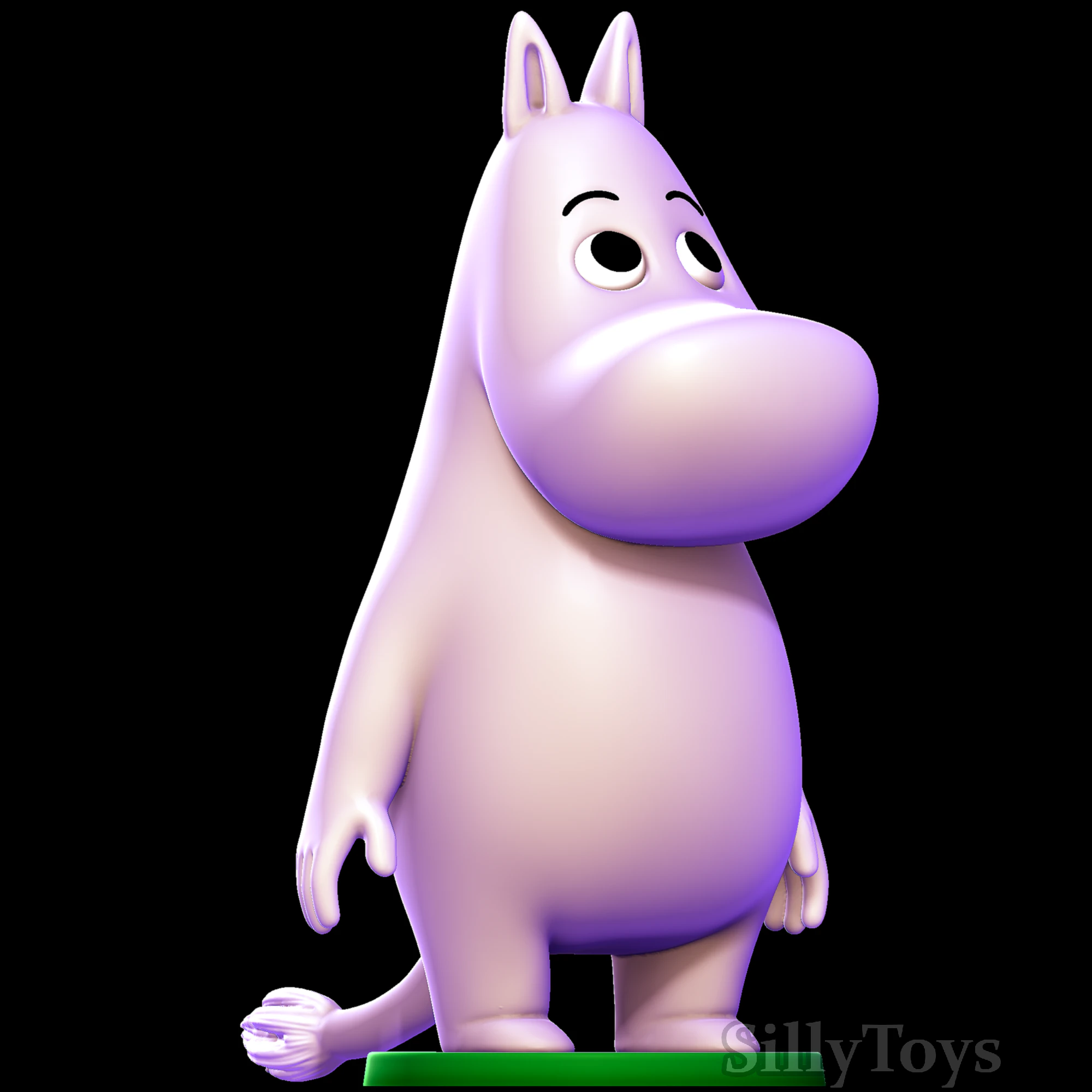 Moomin - The Moomins 3D Print Model .c4d .max .obj .3ds .fbx .stl .blend 