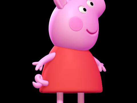 Peppa Pig 3D Print Model