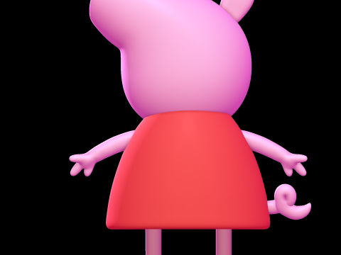 Peppa Pig 3D प्रिंट मॉडल