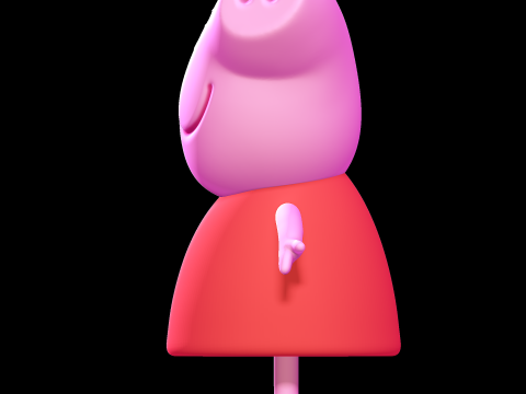 Peppa Pig 3D प्रिंट मॉडल