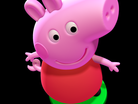 Peppa Pig 3D प्रिंट मॉडल