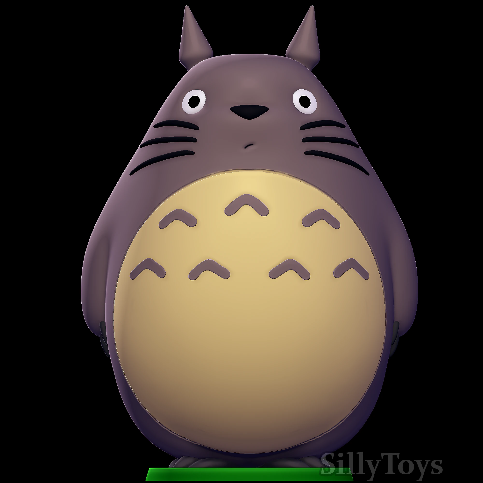 Totoro - My Neighbor Totoro 3D Print Model .c4d .max .obj .3ds .fbx .stl .blend 