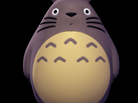 Totoro - My Neighbor Totoro Modèles 3D en vedette