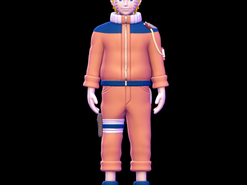 Naruto Uzumaki 3D 프린트 모델