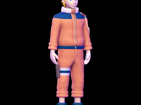 Naruto Uzumaki 3D Print Model