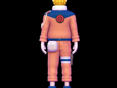 Naruto Uzumaki 3D Print Model