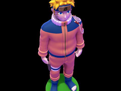 Naruto Uzumaki 3D Print Model