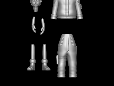Naruto Uzumaki 3D Print Model