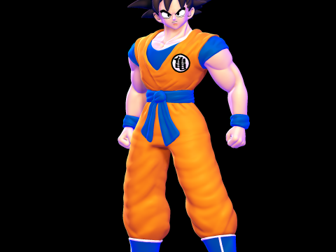 Goku - Dragon Ball 3D 프린트 모델