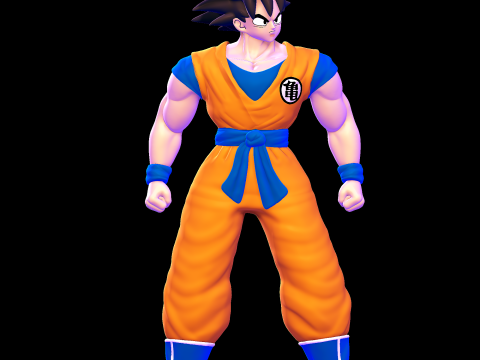 Goku - Dragon Ball 3D 打印模型