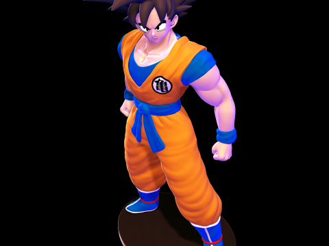 Goku - Dragon Ball 3D 打印模型