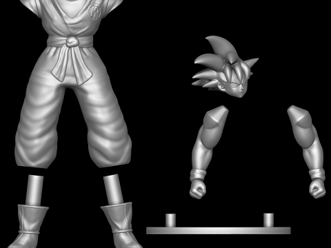 Goku - Dragon Ball 3D 打印模型