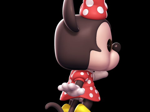 Minnie Mouse - Funko Pop 3D प्रिंट मॉडल