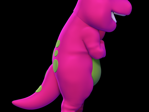 Barney the Dinosaur 3D Принт Модель