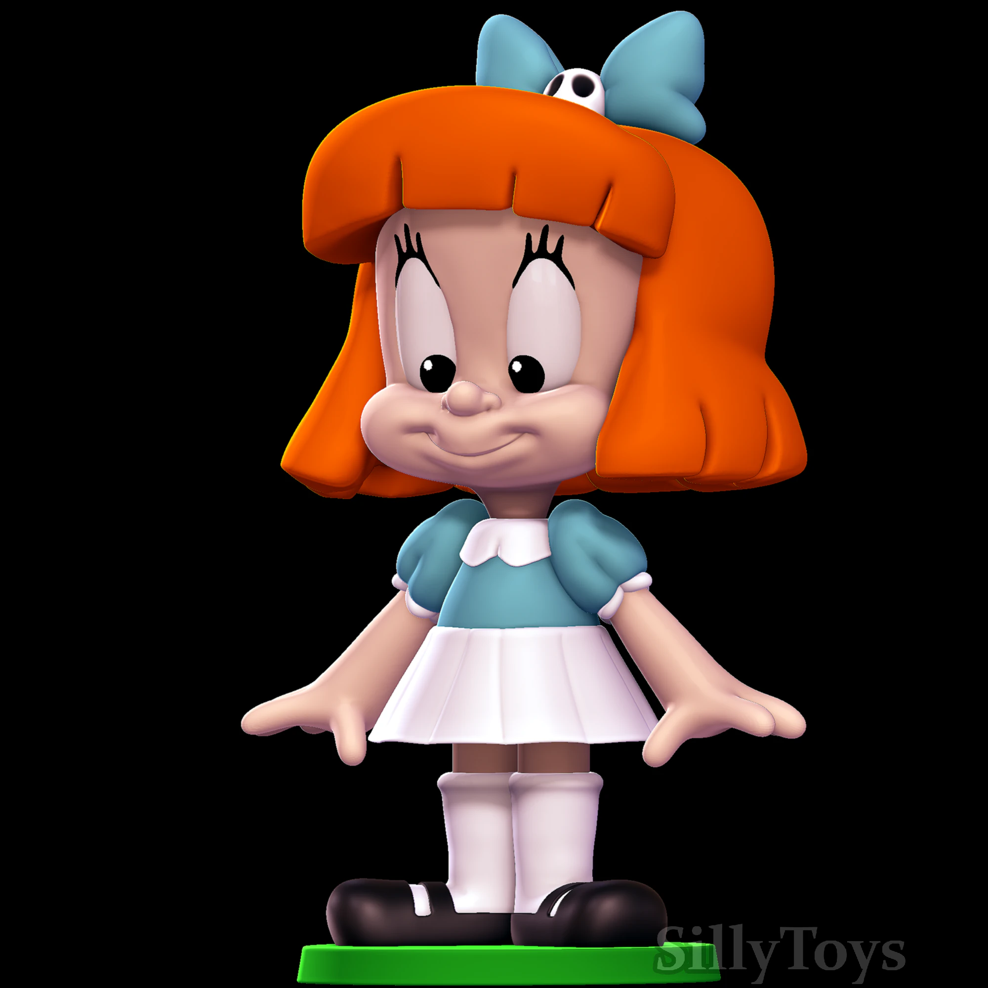 Elmyra Duff - Tiny Toon Adventures 3D Print Model .c4d .max .obj .3ds .fbx .stl .blend 