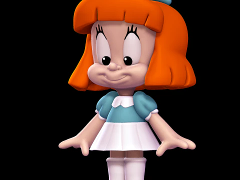Elmyra Duff - Petualangan Toon Kecil Model Cetak 3D