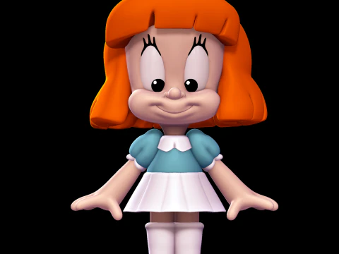 Elmyra Duff - Tiny Toon Adventures 3D Print Model