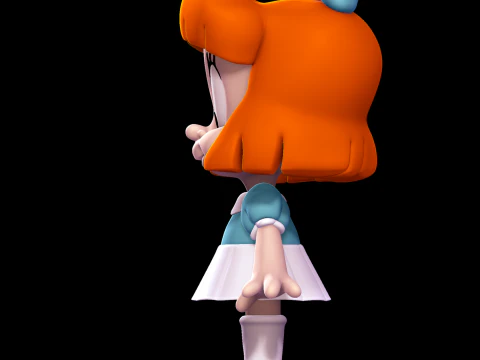 Elmyra Duff - Tiny Toon Adventures 3D Print Model