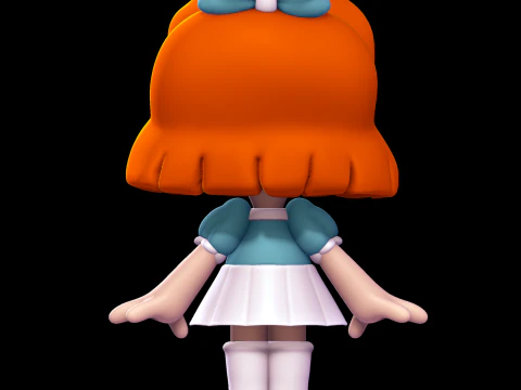 Elmyra Duff - Tiny Toon Adventures 3D Print Model