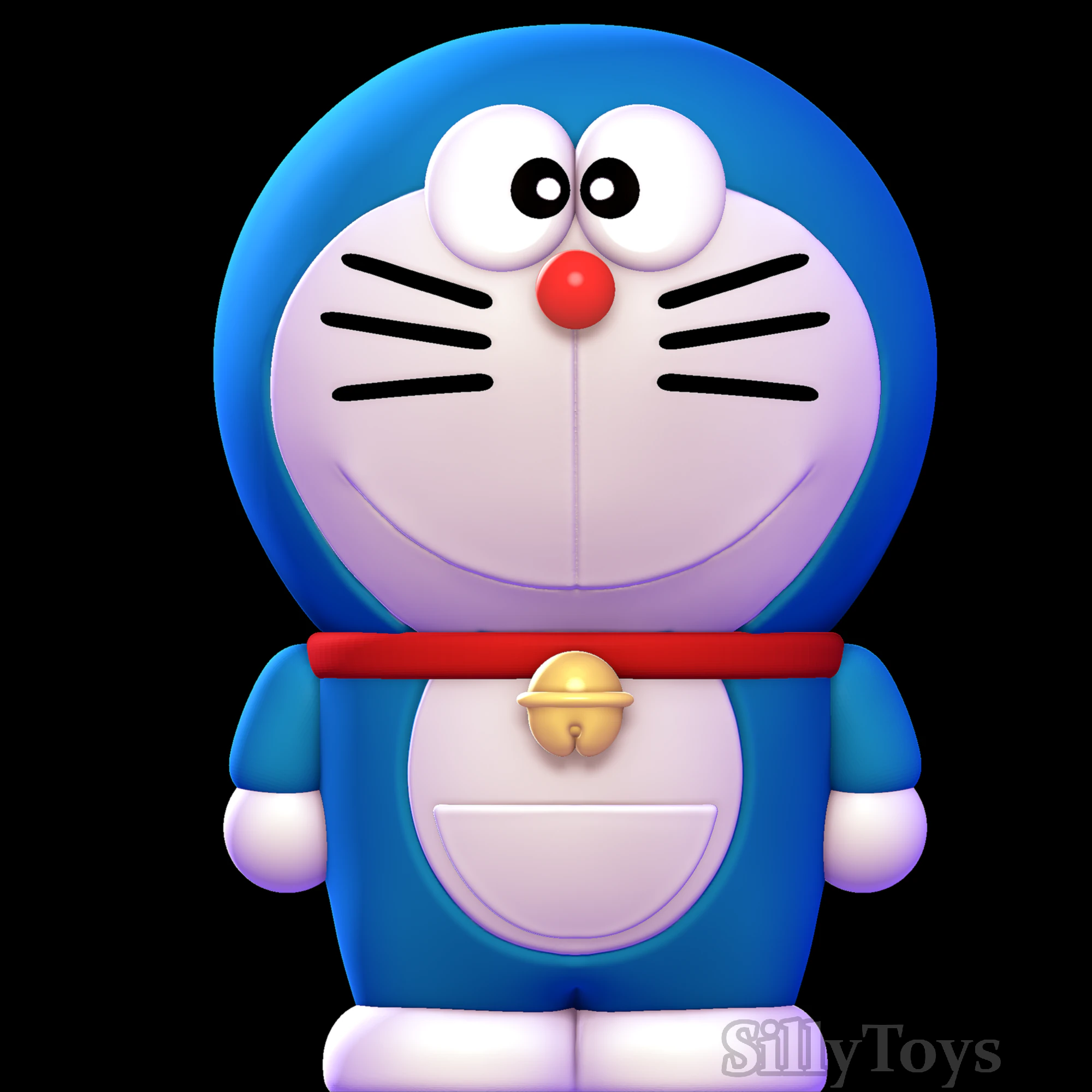 Doraemon Modello di stampa 3D .c4d .max .obj .3ds .fbx .stl .blend