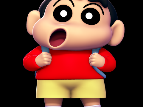 Shinnosuke Nohara - Crayon Shin-chan 3D printmodel
