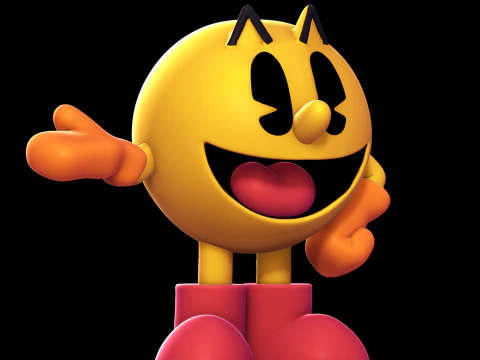 PAC-MAN Model Cetak 3D