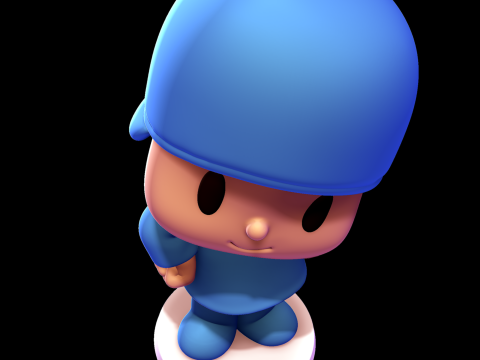 Pocoyo Modello di stampa 3D