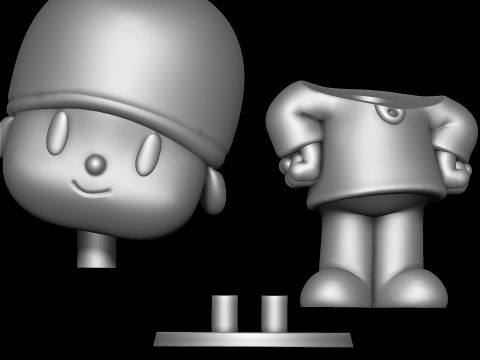 Pocoyo Modello di stampa 3D