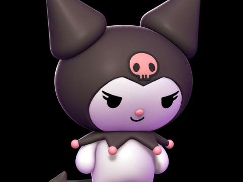 Kuromi Model Cetak 3D