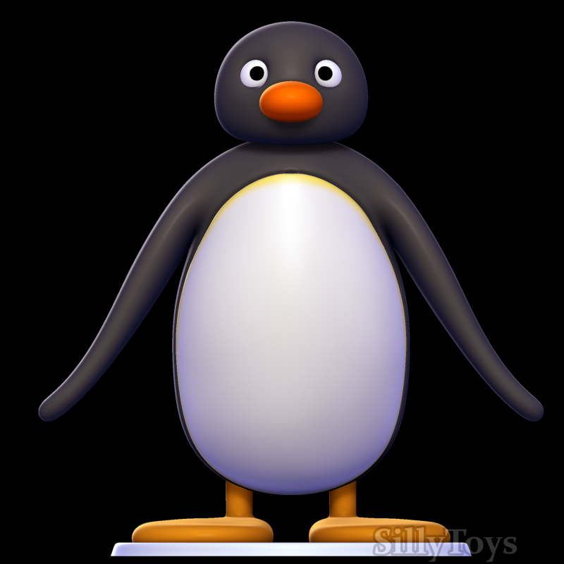 Pingu Modelo de Impressão 3D .c4d .max .obj .3ds .fbx .stl .blend