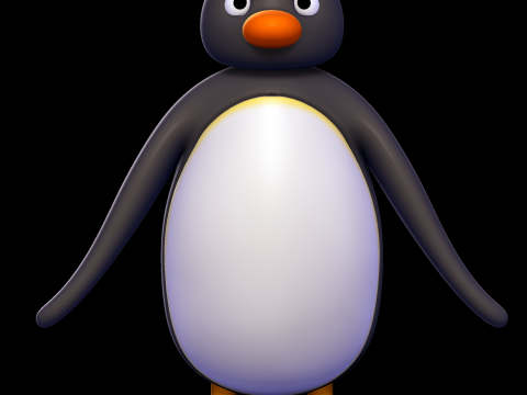 Pingu 3D प्रिंट मॉडल