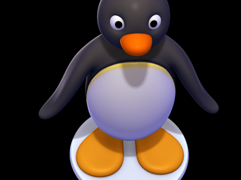 Pingu 3D 打印模型